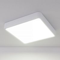 Светильник светодиодный накладной квадрат Elektrostandard DLS034 24Вт 4200K Белый картинка 